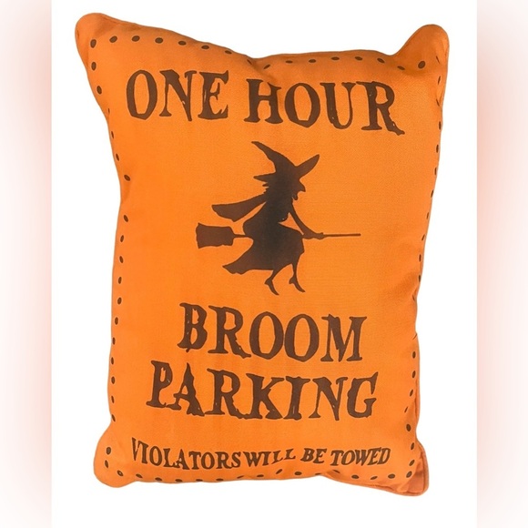 Other - Halloween witch pillow 16”x12”